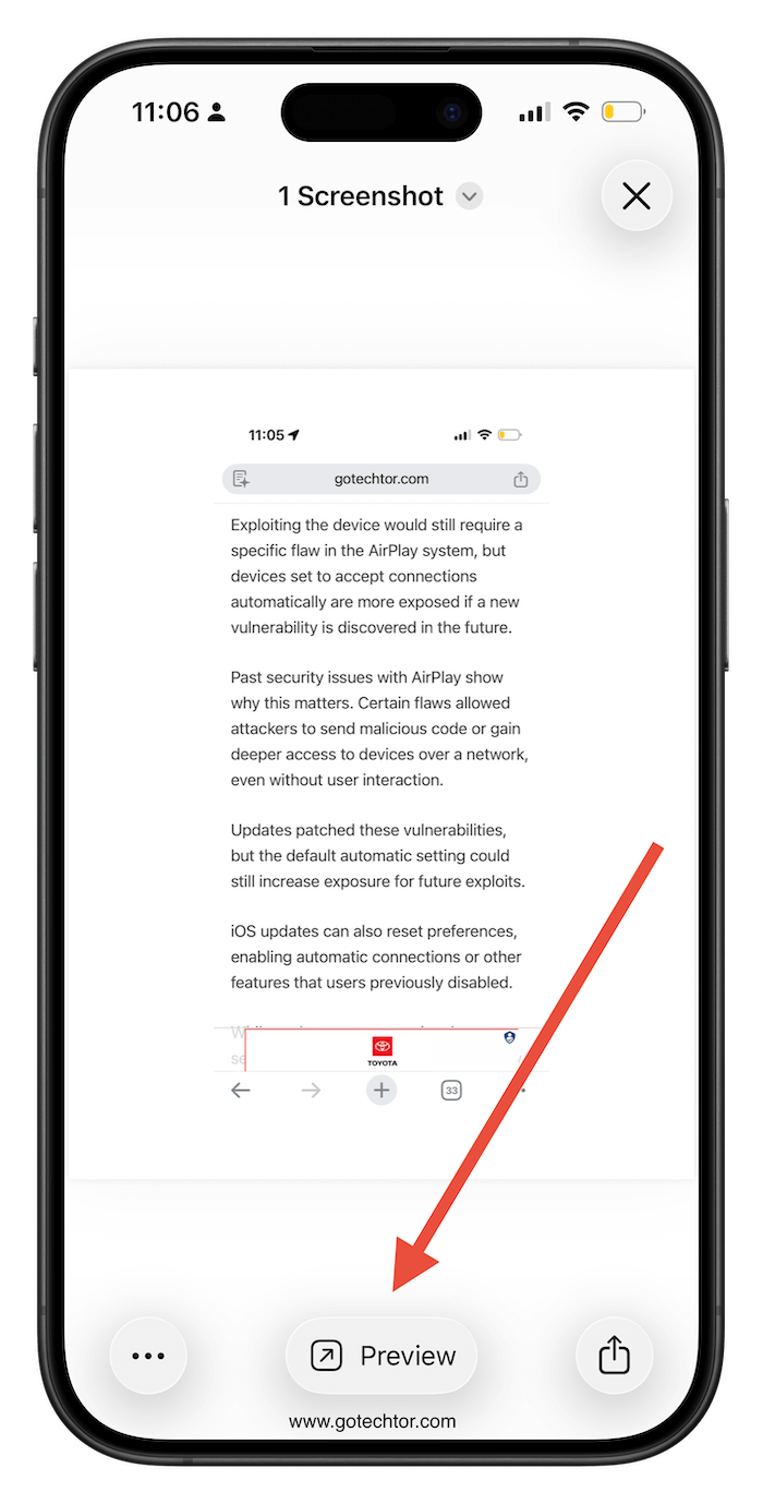 Create PDF on iPhone