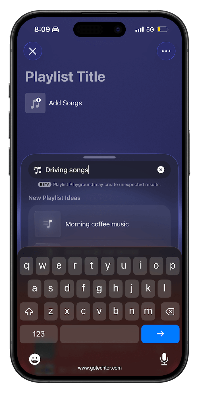 playground apple music ios 26.4