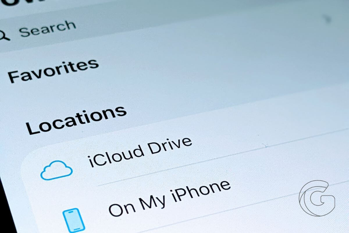 iCloud Drive Apple Files app