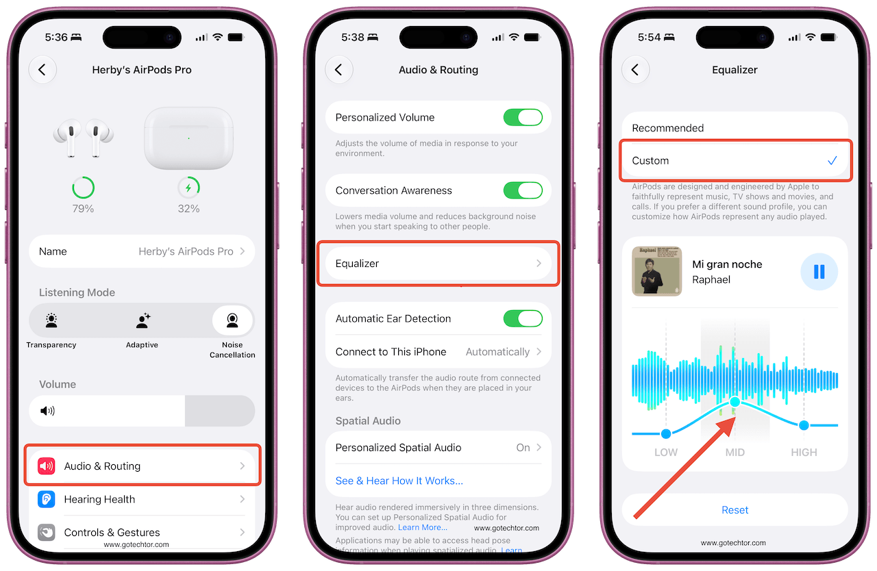 adjust airpods eq in ios 27
