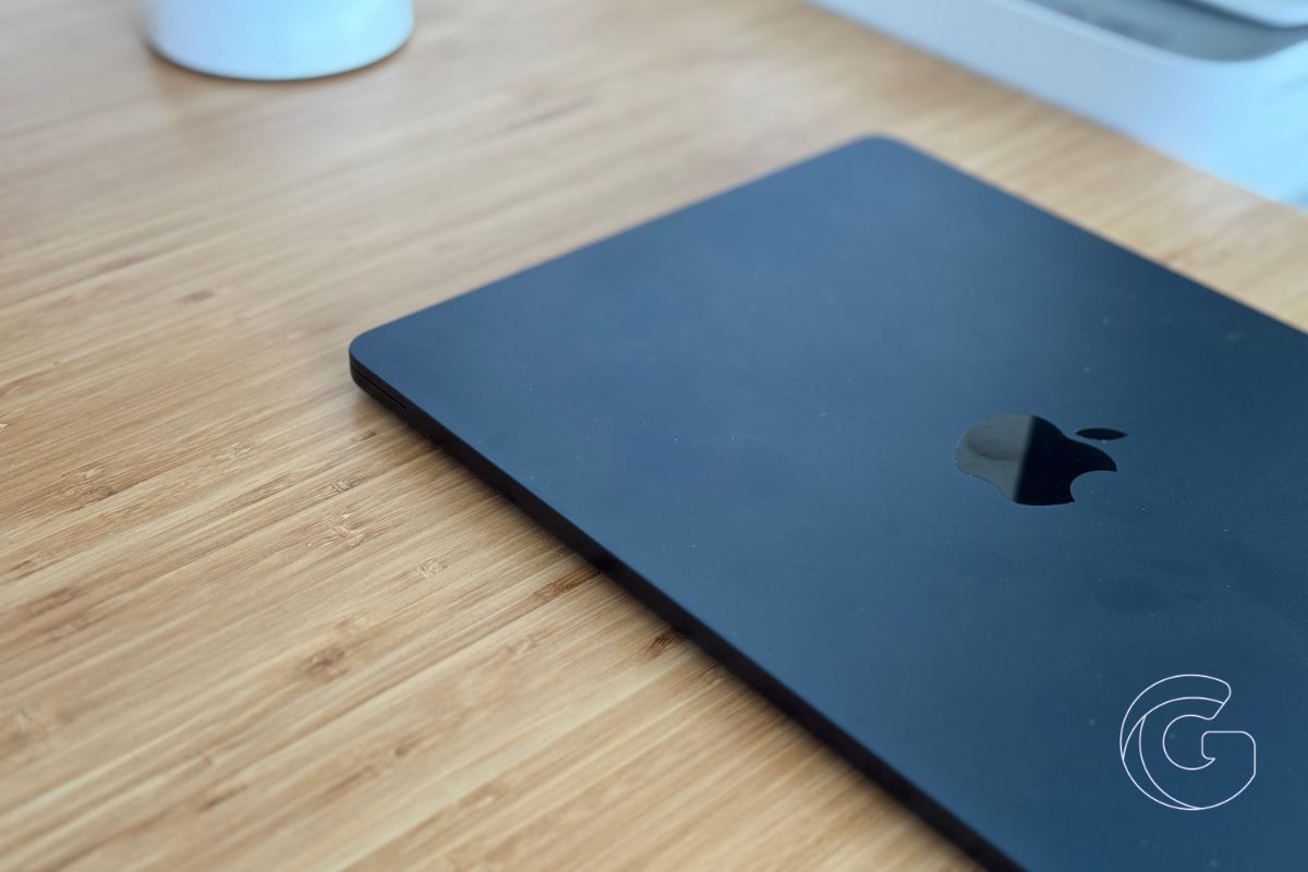 space gray macbook air
